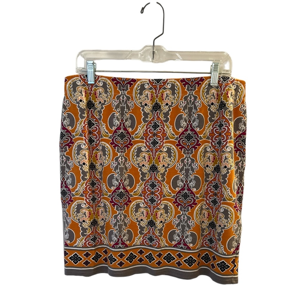 Sophie Max Paisley Straight & Pencil Skirt XL‎